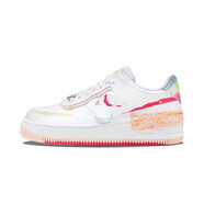 耐克（NIKE）女鞋 Air Force 1 AF1鐳射空軍一號反光銀灰色運動(dòng)板鞋 DV1364-111 馬卡龍 35.5