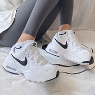 耐克（NIKE）女鞋夏季Air max氣墊透氣防滑減震網(wǎng)面休閑運動(dòng)跑步鞋【尖貨】 CJ1671-100白黑色/Air Max 36.5
