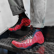 耐克（NIKE）男女鞋新款Foamposite噴泡氣墊緩震經(jīng)典運(yùn)動(dòng)休閑鞋籃球鞋 314996-014黑紅熔巖噴 39