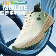 361°男鞋泰坦lite2.0科技運(yùn)動(dòng)鞋25秋冬季時(shí)尚款穩(wěn)定緩震跑鞋2202 西米色/野外綠 42