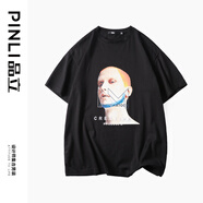 PINLI品立短袖T恤男 超值福袋 黑色GD222211379 XXL