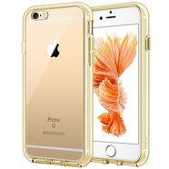 JETechJETech 蘋果iPhone 6/6s Plus手機殼TPU軟邊PC背板防摔保護套5.5英寸屏 土豪金