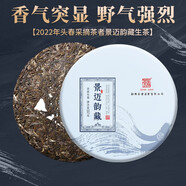 茶者（chazhe）2022年普洱茶生茶韻藏七子餅茶葉 2022年 景邁韻藏 357克 * 1片