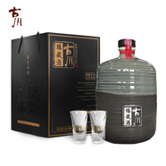 古川【 江蘇發(fā)貨 宴會送禮】古川純糧液 濃香型糧食白酒 53度 1500mL 1壇 高度古川 臻藏酒