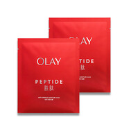 玉蘭油（OLAY）面膜女補水保濕大紅瓶提亮抗皺緊致面膜煙酰胺護膚品媽媽生日禮物 【體驗裝】勝肽面膜2片