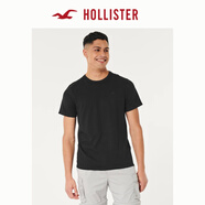 HOLLISTER24夏款經(jīng)典小海鷗情侶基礎(chǔ)款短袖T恤男裝女裝KI324-4042 黑色 M (180/100A)