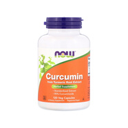 美國NowFoods諾奧姜黃素Tumeric Curcumin姜黃根60粒膠囊 120粒