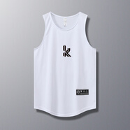 BROTHERS TOGETHER休閑男女款速干籃球衣服短褲運動(dòng)夏季坎肩背心兩件套裝 870白新科B S(身高168-175CM)