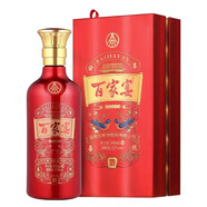 五糧液股份公司出品 百家宴酒 濃香型白酒喜酒婚宴送禮宴請自飲酒水 52度 500mL 1瓶 百家宴紅禧分享喜悅