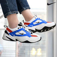耐克（NIKE）跑步鞋男鞋老爹鞋2025秋季新款M2K運動(dòng)鞋低幫百搭厚底增高休閑鞋 CI5752-147美國隊長(cháng) 頂峰白黑藍 41