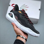 NBA VIBE-NIKE庫里12代籃球鞋男萌神10庫里11中國行耐磨輕便透氣curry11運 耐克-黑紅色11代 42