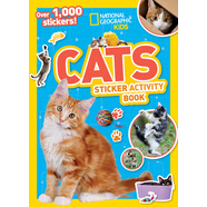 現貨 National Geographic Kids Cats Sticker Activity Book