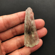天然水晶寶石石頭奇石礦石標本原石擺件地質教學科普擺件 綠水晶一塊(3-4cm)