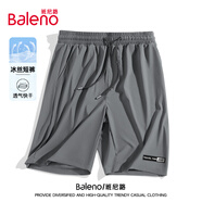 班尼路（Baleno）短褲男夏季青少年小眾潮牌五分褲男士運(yùn)動(dòng)冰絲速干透氣空調(diào)褲子