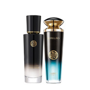 九美子胖東來官店旗艦套盒護(hù)膚品套裝膚色精華液爽膚水乳 黑珍珠美肌液+水份露