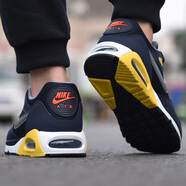 耐克（NIKE）男鞋夏季新款運動鞋AIR MAX氣墊鞋緩震透氣跑步鞋潮流復(fù)古休閑鞋 511416-400/AIR MAX/藍黃 44