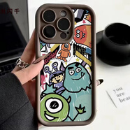 尚閃千 適用OPPOA1手機殼Reno9卡通怪獸大學(xué)A56直邊8PRO硅膠7SE個(gè)性軟A32全包防摔 【咖色怪獸大學(xué)】軟殼 Reno9/Reno9PRO