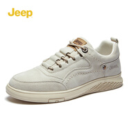 Jeep吉普男鞋秋冬新品戶(hù)外軟底跑步運(yùn)動(dòng)休閑鞋簡(jiǎn)約百搭板鞋透氣鞋子男 3011沙色【升級(jí)款】 低幫 41 (皮鞋碼)【升級(jí)款】