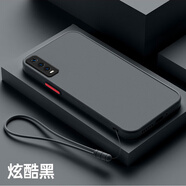 龍小幺vivoIQOOU1X手機(jī)殼V2065A保護(hù)套xivo1Q00UI×新款全包男女防摔軟 親膚-紳士黑色送手繩 vivoIQOOU1X