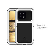 艾尚美小米13三防手機殼13pro防摔全包鏡頭小米11保護套小米10防塵防水濺帶鋼化膜 三防白色 小米10