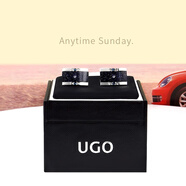 UGO CONTIUGO新品星空石袖扣袖釘法式襯衣袖口節(jié)日禮盒包裝定制刻字禮物