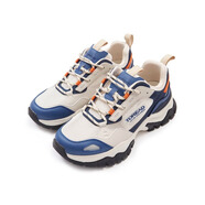 探路者女鞋春夏徒步防滑耐磨透氣經(jīng)典老爹鞋戶(hù)外運動(dòng)低幫休閑鞋 袋鼠灰\藏藍-男 43