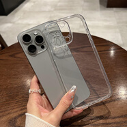 和肯簡(jiǎn)約透明適用iPhone16promax手機殼全包防摔超薄13pro硅膠軟殼蘋(píng)果14promax保護殼情侶男女款 全包鏡頭款【透明硅膠全軟殼】 iPhone15