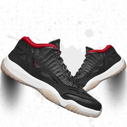 耐克（NIKE）男鞋 Air Jordan 11   低幫男子運動(dòng)籃球鞋 919712-023 黑紅 40