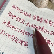 點(diǎn)石紅色系列中性筆教師老師批改作業(yè)紅筆ins風(fēng)勃墾第紅學(xué)生書寫直液復(fù)古紅暗紅色水筆楓葉劃重點(diǎn)軟頭筆 099勃艮第紅【1支】 書寫粗細(xì)