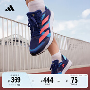 adidas adizero RC 4超輕緩震訓(xùn)練備賽體測薄底競訓(xùn)跑鞋阿迪達(dá)斯 深藍(lán)/淺藍(lán)/粉   42.5