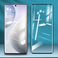 鳴第 適用于vivo x80鋼化膜全屏覆蓋曲屏vivo x80pro鋼化膜抗藍(lán)光防窺磨砂鏡頭防爆手機(jī) x80雙曲屏【高清】鋼化膜2片裝