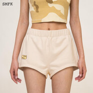 SMFK流浪運(yùn)動(dòng)慢跑休閑短褲字母純棉百搭闊腿寬松純棉熱褲US007CW M