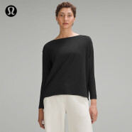 lululemon丨Back in Action 女士長袖 T 恤 透氣 LW3CE0S 黑色 XXS /2