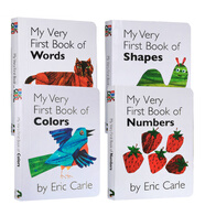 My Very First Library 單詞連連看 Book of Words Numbers Colors Shapes 數(shù)字顏色形狀0-3歲英語(yǔ)啟蒙 Eric Carle艾瑞卡爾爺爺 盒裝4冊(cè)