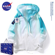 NASA BASE官方潮牌聯(lián)名外套男女款春夏季青少年漸變防曬衣服大碼皮膚衣夾克 09綠色（防曬衣） L （建議100-120斤）