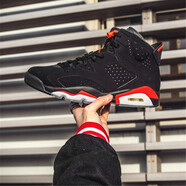 耐克（NIKE）男鞋女鞋 AIR JORDAN 6 AJ6紅外線 情侶復(fù)古潮流運(yùn)動(dòng)休閑籃球鞋 384665-GS/384664-060紅外線 42.5