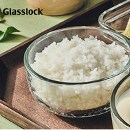 Glasslock玻璃碗家用泡面碗耐高溫加厚鋼化玻璃蒸蛋碗沙拉碗300ml