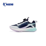 喬丹（QIAODAN）童裝兒童運動(dòng)鞋女2025秋冬新款冬新款大童輕便防滑女童跑步鞋T644 學(xué)院藍/靜波藍 34碼