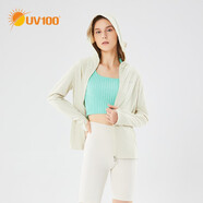 UV100防曬衣女春夏防紫外線薄款防曬衫戶外運動透氣防曬服21502 胚芽米A版- 遮蔽率99.23% M