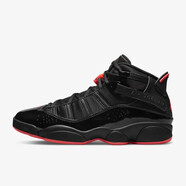 AJ喬丹（nike Air Jordan）JORDAN 6 RINGS 喬6 輕量緩震 透氣耐磨 22年新款 男士實戰(zhàn)籃球鞋 黑紅322992-066 標準44/US10