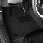 懶狼汽車(chē)腳墊主駕駛單片保護墊地毯?jiǎn)为氈黢{駛位副駕駛面層單個(gè)小腳墊 單獨主駕駛-純黑色-普拉絲8mm厚 凱迪拉克CT5/CT6/XT4/ATSL/XT5等