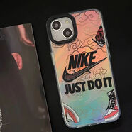 彩媛櫻鐳射nike潮牌適用iphone11蘋果14promax手機殼12簡約iXXXR全包Se2 鐳射-潮牌鞋子JD iPhone12Pro