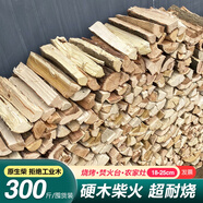 尚彡火柴火木柴露營(yíng)篝火木材超耐燒壁爐硬木取暖戶(hù)外燒烤干木柴真火木頭 300斤短16-25cm燒烤農家灶焚火臺