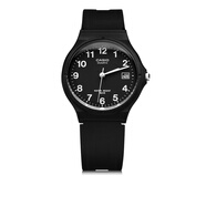 卡西歐（CASIO）手表學(xué)生小黑表簡(jiǎn)約指針石英電子表 手表男女考試手表時(shí)尚運動(dòng)表 MW-59-1B 33mm小表盤(pán)帶日歷