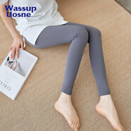 尚簡(jiǎn)紛冰絲打底褲女夏季薄款外穿緊身九分小腳褲彈力大碼高腰顯瘦防曬褲 深灰色（冰絲九分褲） 小碼（80-110斤）彈性超好