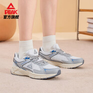 匹克（PEAK）OG7000 1.0SE跑步鞋女鞋秋季新款潮流復古休閑鞋穿搭運動(dòng)鞋子 淺灰/彩蘭 38