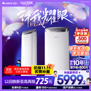 格力（GREE）2匹京致 上下出風 舒適風 客廳立式柜機風不吹人冷酷外機省電空調(diào) KFR-50LW/NhAj1BGj家電國家補貼