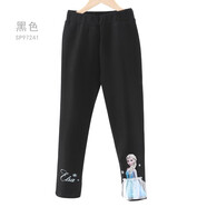 迪士尼女童打底褲春秋長(zhǎng)褲外穿童裝2025新款秋裝大童洋氣兒童褲子 【春秋款】黑色 97241 120