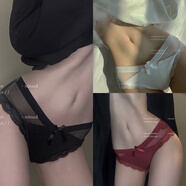 嫻妃【雙條裝】 日系少女蕾絲內(nèi)褲女性感內(nèi)褲女低腰純棉檔提臀蝴蝶結(jié)半透明透氣網(wǎng)紗三角褲 白色+黑色+酒紅【K3】 M 80-110斤 收藏優(yōu)先發(fā)貨