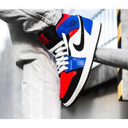 耐克（NIKE）夏季新款女鞋AIRJORDAN1MIDAJ1運(yùn)動(dòng)鞋籃球鞋透氣休閑鞋 554725-124 鴛鴦拼接腳趾 36.5